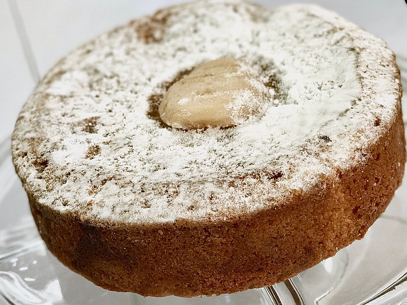 Almond Pear Coffee Cake